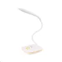Лампа настольная MASTERTOOL 125х100х350 мм COB LED USB 3xAA ABS White (94-0814)