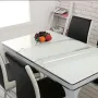 Скатертина м'яке скло Soft Glass 140x100 см Прозорий (1224866721)