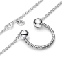 Серебряное колье No Brand U-образной формы