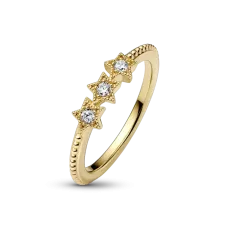 Серебряное кольцо No Brand Небесные звезды 48