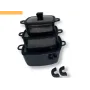 Набор кастрюль с антипригарным покрытием No Brand HK-323 черный (41924-HK-323 ЧЕРНЫЕ_1940)