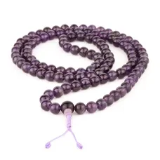 Чотки з аметисту HandiCraft 108 намистин 8.5 мм (27587)