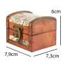 Скринька Guardar Мапа 7.9х7,3х6 см Коричневий (27585)