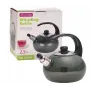 Чайник эмалированный со свистком Kamille KM-1039D 2.5 л Зеленый