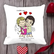 Подушка з принтом Love is Подушка з принтом Love is