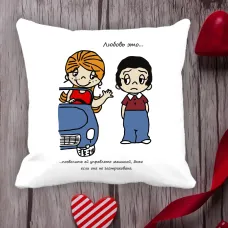 Подушка з принтом Love is Подушка з принтом Love is