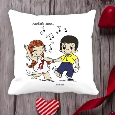 Подушка з принтом Love is Подушка з принтом Love is