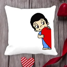 Подушка з принтом Love is 