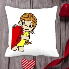 Подушка з принтом Love is 