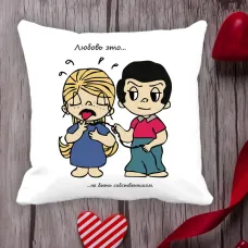 Подушка з принтом Love is 