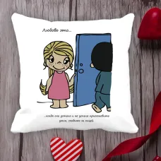 Подушка з принтом Love is Подушка з принтом Love is