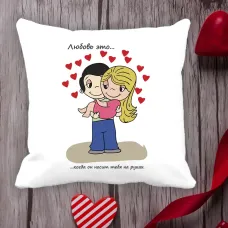 Подушка з принтом Love is Подушка з принтом Love is