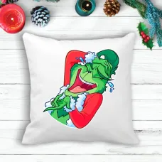 Подушка з новорічним принтом Грінч The Grinch 
