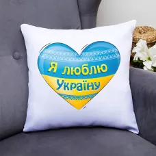 Подушка декоративна з принтом 