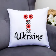 Подушка декоративна з принтом 