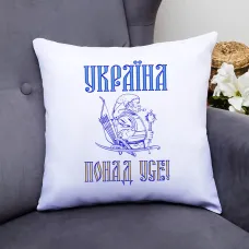 Подушка декоративна з принтом 