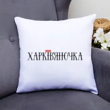 Декоративна подушка з принтом 