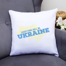 Декоративна подушка з принтом 