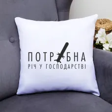 Подушка декоративна з принтом 