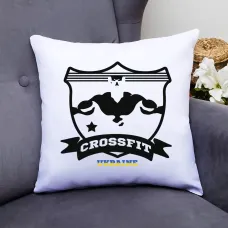 Подушка декоративна з принтом Crossfit Ukraine Push IT Білий Кавун П000637