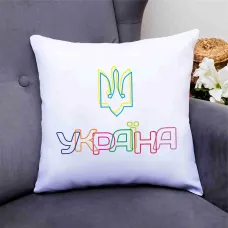 Декоративна подушка з патріотичним принтом Декоративна подушка з патріотичним принтом