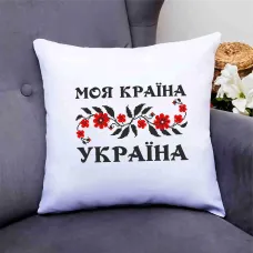 Декоративна подушка з патріотичним принтом Декоративна подушка з патріотичним принтом