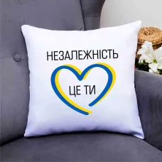 Декоративна подушка з патріотичним принтом Декоративна подушка з патріотичним принтом