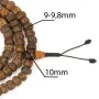 Чётки из семян Рудракши HandiCraft 108 бусин Антик 9-9.8 мм (27597)
