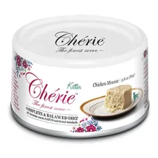 Корм вологий Cherie Complete&Balanced Chicken Mousse Мус із курки для кошенят Pettric 80 г