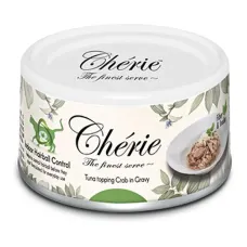 Вологий корм Cherie Hairball Control Pettric для котів контроль освіти грудочок вовни тунець та краб 80 г