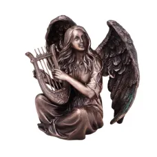 Настільна фігурка Ангел з арфою 18 см AL226525 Veronese Настільна фігурка Ангел з арфою 18 см AL226525 Veronese