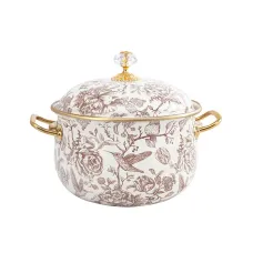 Эмалированная кастрюля Птичий сад на 2.1л AL219573 Elmani