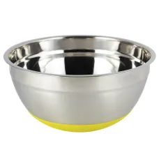 Кухонная миска из нержавеющей стали с силиконовым дном 22х10см KL225276 Kamille Кухонная миска из нержавеющей стали с силиконовым дном 22х10см KL225276 Kamille