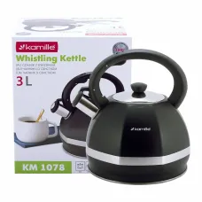 Кухонный чайник со свистком из нержавеющей стали 3л KL225655 Kamille