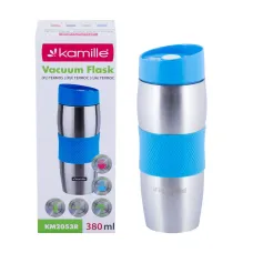 Термокружка из нержавеющей стали Kamille 380 ml Синий (KL225866)