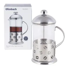 Заварник френчпресс нержавеющая сталь 600ml для чая и кофе KL226212 Kamille