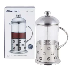 Заварник френчпресс нержавеющая сталь 800ml для чая и кофе KL226213 Kamille