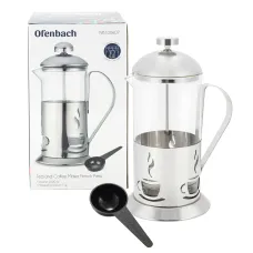 Заварник френчпресс с мерной ложкой 1000ml для чая и кофе KL226218 Kamille