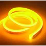 Силіконова стрічка NEON 5 метрів 12V-220V LED 0764 Yellow