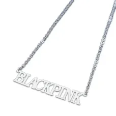 Кулон Блек Пінк Black Pink лого на ланцюжку (22929) Bioworld