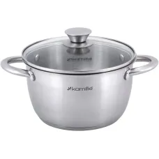 Кастрюля Gladys нержавеющая сталь с мерной шкалой 3л DP61259 Kamille