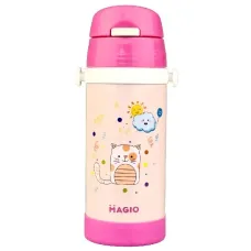 Термос з трубочкою для дітей 350 мл MAGIO MG-1049P Pink Термос з трубочкою для дітей 350 мл MAGIO MG-1049P Pink