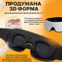 Маска для cну з дихаючого матеріалу та беруші в комплекті No Brand Білий (AFT-White)