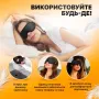 Маска для cну з дихаючого матеріалу та беруші в комплекті No Brand Чорний (AFT-Black)