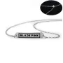 Браслет із гравіюванням Bioworld Black Pink на застібці (23007)