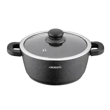 Каструля Ardesto Gemini Anzio 28 см Чорний AR2426GE