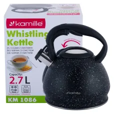 Чайник 2,7л из нержавеющей стали со свистком KL226100 Kamille