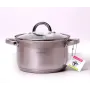 Кастрюля Kamille 4 л. из нержавеющей стали с крышкой и полым ручками KM-5620S