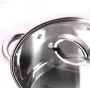 Кастрюля Kamille 4 л. из нержавеющей стали с крышкой и полым ручками KM-5620S