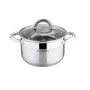 Кастрюля Kamille 4 л. из нержавеющей стали с крышкой и полым ручками KM-5620S